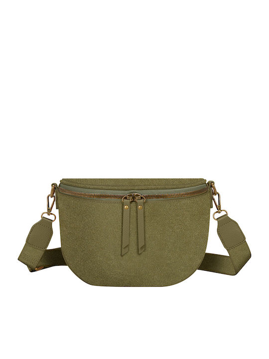 Gallantry Fanny Pack Luna Fabric Shoulder Strap Green
