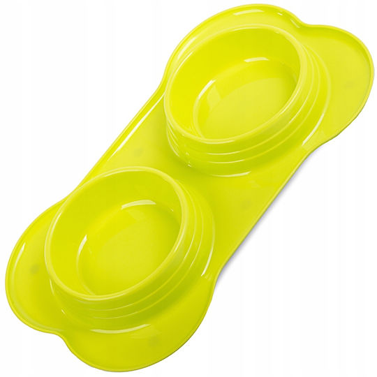 Bol Plastic Pentru Mâncare Pentru Câine Și Pisică 2 x 400ml
