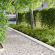 vidaXL Metallic Garden Hedge in White Colour 15...