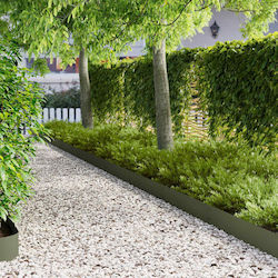 vidaXL Μεταλλική Μπορντούρα Κήπου 1m x 20cm 30τμχ