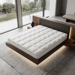 Alpha-Market Microfiber AN_03 King Size Microfiber με Λάστιχα Εφαρμογής 180x200εκ.