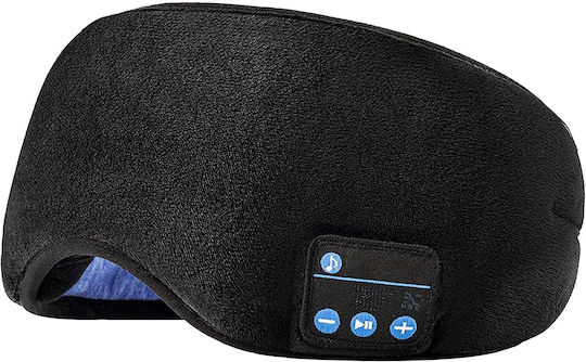 Masca de Somn cu Bluetooth Căști Neagră