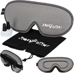Activ Space Polyester Grey Sleep Mask