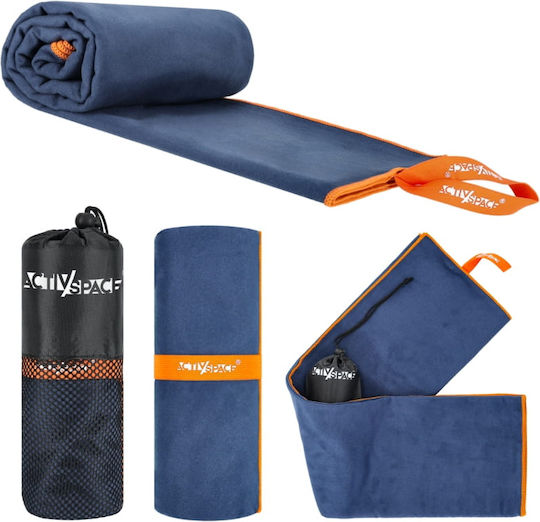Activ Space Mikrofasertuch Körper Blau 180x90cm