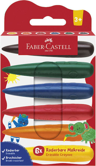 Faber-castell Wax Crayons Youngest 6 Colors 120409fc