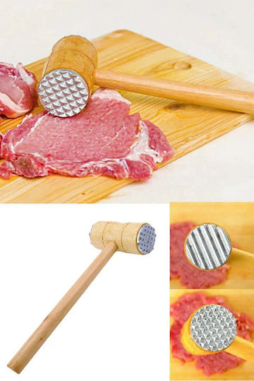 SteweHome Wooden Meat Mallet 2 Pieces