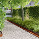 vidaXL Metal Garden Hedge in Brown Color 1m x 1...