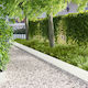 vidaXL Metallische Gartenhecke in Weiß Farbe 1,...