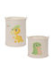 Navaris Storage Basket Fabric Green 2 Pieces