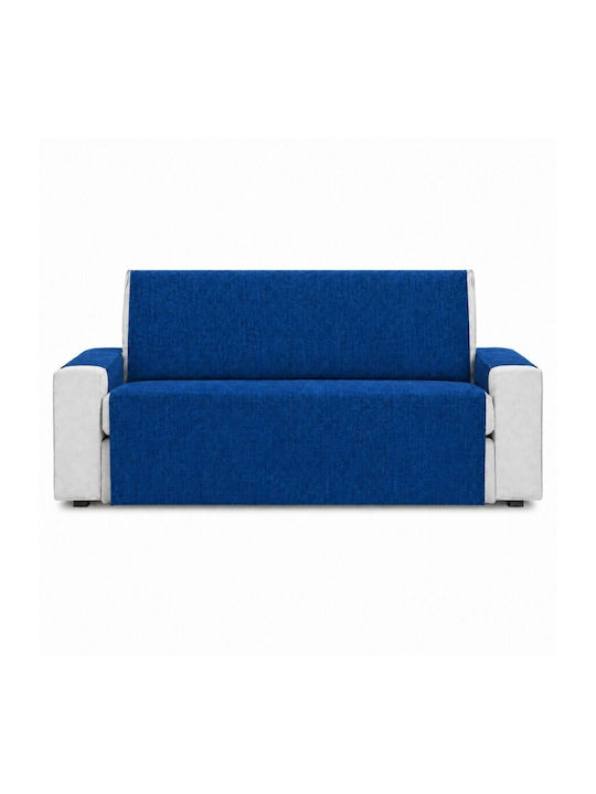 Pucioasa Elastic Cover Three Seater Sofa Navy Blue