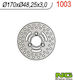 Front Brake Disc Suzuki Ltz Lta Ltf 250-500 170x3 Mm 3 Löcher