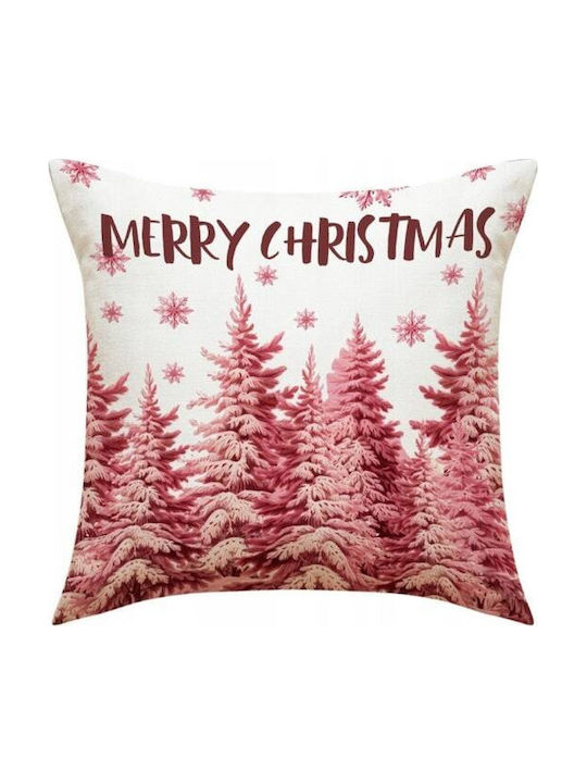 Ecarla Winter Christmas Pillowcase 45x45cm Forest Pod127