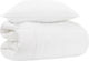 vidaXL Hotel Quilt White Single 150x200cm 100% Cotton 2 Pieces