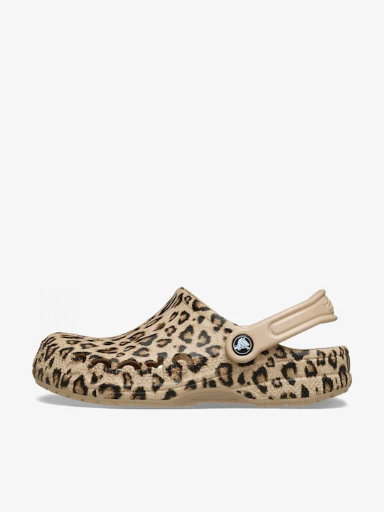 Crocs Crocs Damen Holzschuhe Leo Muster