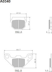 Nissin 2024/10 Plăcuțe De Frână Kh83 Premium Semimetalice Metalice Compozite Ece R90 Fabricate În Japonia 2p-237ns Nissin 2024/10 Plăcuțe De Frână Kh83 Premium Semimetalice Metalice Compozite Ece R90 Fabricate În Japonia 2p-237ns