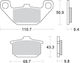 Sbs Brake Pads Kh85 Street Standard Ceramic Black