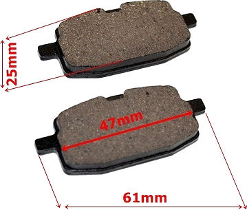 Front Brake Pads Scooter 4t Gy6 Barton Romet Junak Zipp Quest Baotian