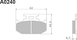 Nissin 2024/10 Plăcuțe De Frână Kh152 Premium Semimetalice Metalice Compozite Ece R90 Fabricate În Japonia 2p-227ns Nissin 2024/10 Plăcuțe De Frână Kh152 Premium Semimetalice Metalice Compozite Ece R90 Fabricate În Japonia 2p-227ns