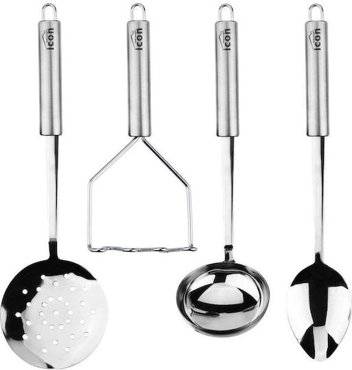 SteweHome SteweHome Metallisch Kochgeschirr-Set 4 Stück Weiß