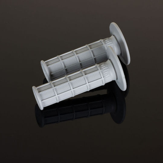 Renthal Mx Single Compound Full Waffle Soft Grips Soft Single Compound Light Gray Color