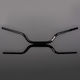 Renthal Handlebar 1 1/8" Fatbar Street Black Medium Touring 28.6mm