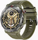 Microwear MK68 Smartwatch με Παλμογράφο (Army G...