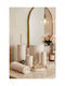 SteweHome Bathroom Accessory Set Plastic Beige 5 Pieces
