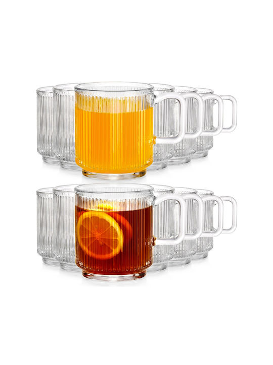 Vilde Vilde Glas Cocktail/Trinken / Kaffee/Freddo / Wasser Set 350ml 12 Stück