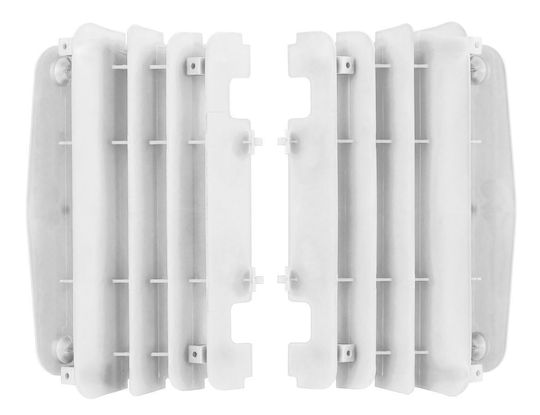 Polisport Radiator Guard Grilles Set Yz Yzf 450f 10-13 White Durable