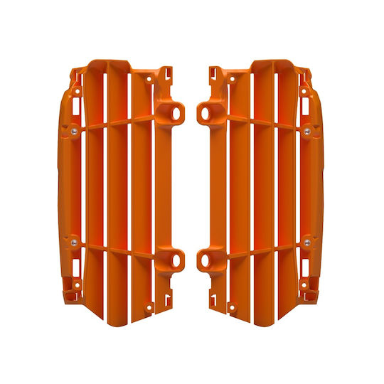 Polisport Radiator Guard Grilles Ktm Sx Sxf Xc Exc Xcf Te Fe Orange