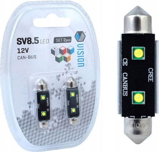 2x Крушка C5w C10w 41mm Vision Festoon 12v Retrofit Canbus