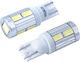 W5w Lămpi Auto Led T10 12v 6000k Alb Rece 10x Smd Canbus Vision