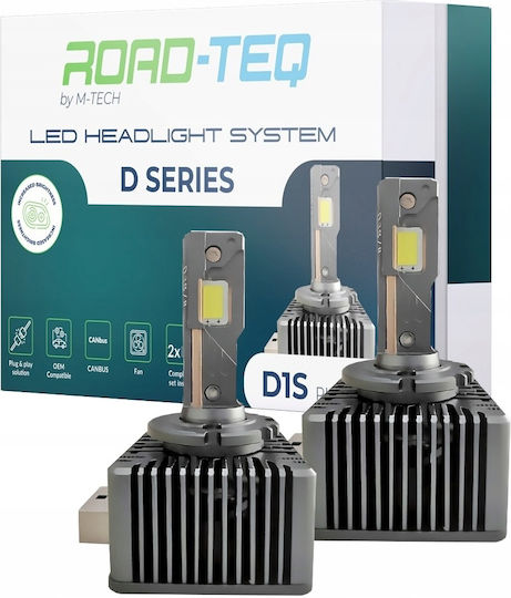 D1s LED Xenon Birnen 12/24V Plug & Play Canbus 6000K 35W