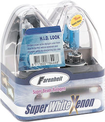 H11 Farenheit Cool Blue Xenon Bulbs 55w 5000k