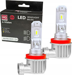H11 H8 H9 H16 Led Bulbs 4000k Neutral White Retrofit 1:1 Fit H11 H8 H9 H16 Led Bulbs 4000k Neutral White Retrofit 1:1 Fit