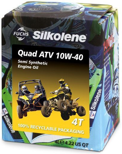 Fuchs Полусинтетично Масло За Двигател Quad Atv 4T 10W-40 4L Cub