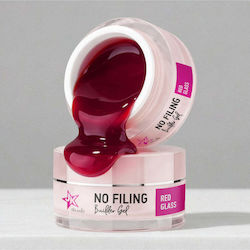 JK Star Nails Bauherren-Gel Rotes Glas 15g