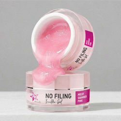 JK Star Nails Constructor Gel Roz Sidefat Milky 15gr