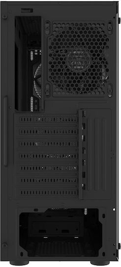 Natec Fury Shobo Sh8f Gaming Midi Tower Κουτί Υπολογιστή με Πλαϊνό Παράθυρο Μαύρο