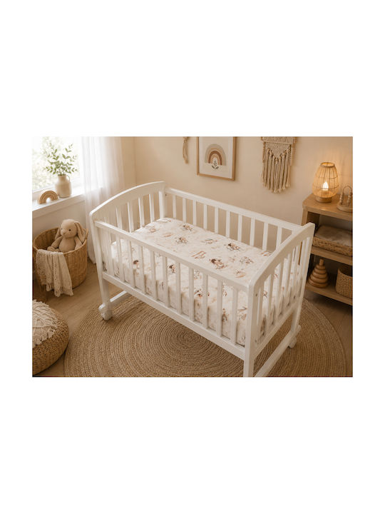 Grandes Suenos Baby Bettlaken Ecru 50x90cm