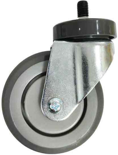 Möbelrad Metallisch mit Rädern Möbelrad mit Schraube und Metallischer Halterung