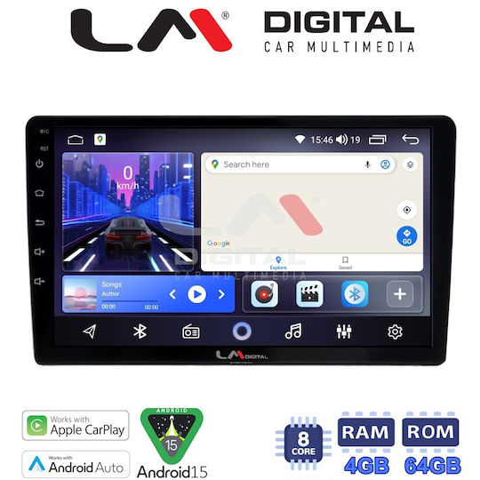 LM Digital Car Audio System for Ford Focus Mondeo Galaxy S-Max C-Max Kuga 2008 to 2014 Bluetooth USB Wi-Fi GPS Apple CarPlay Android Auto