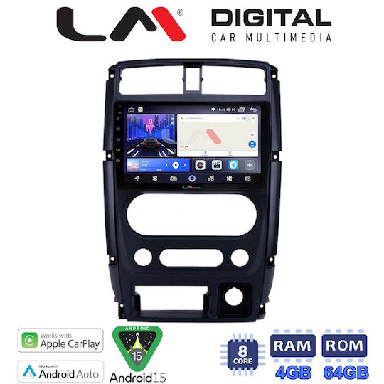 LM Digital Car Audio System for Suzuki Jimny 2007 to 2018 Bluetooth USB Wi-Fi GPS Apple CarPlay Android Auto