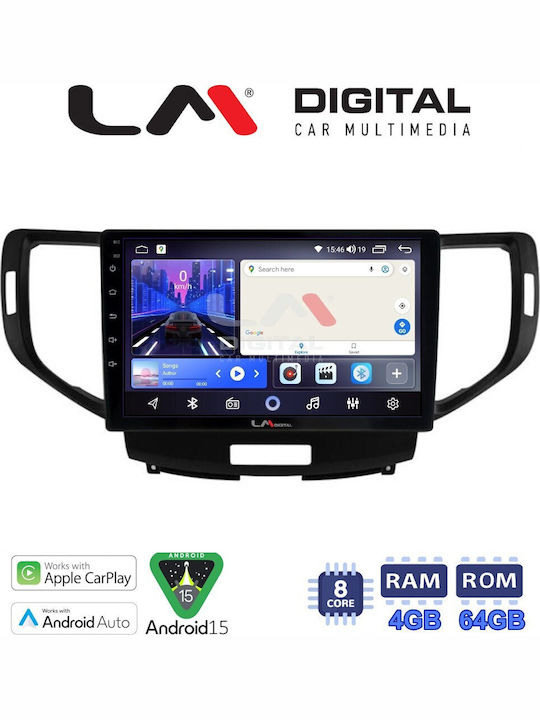 LM Digital Car Audio System for Honda Accord 2008 2013 Bluetooth USB Wi-Fi GPS Apple CarPlay Android Auto