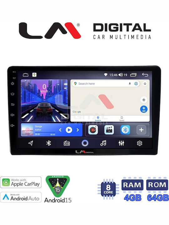 LM Digital Ηχοσύστημα Αυτοκινήτου για Toyota Yaris / Verso 1999 > 2005 (Bluetooth/USB/WiFi/GPS/Apple-Carplay/Android-Auto)