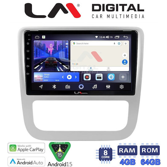 LM Digital Автомобилна Аудио Система за Volkswagen Scirocco / Eos 2008 > 2013 (Bluetooth/USB/Вграден Wi-Fi/GPS/Apple CarPlay/Android Auto)