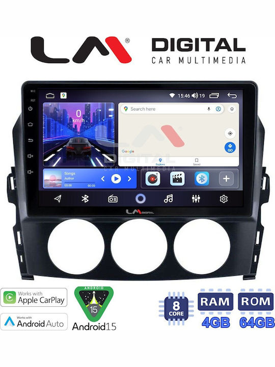 LM Digital Car Audio System for Mazda MX-5 2005 > 2015 Bluetooth USB Wi-Fi GPS Apple CarPlay Android Auto