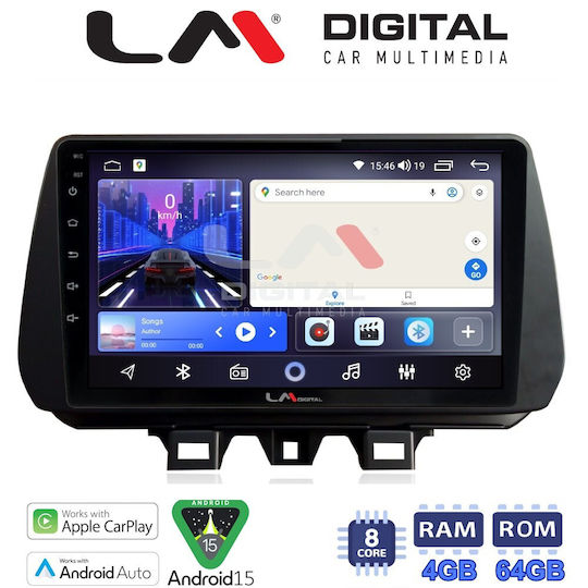 LM Digital Car Audio System for Hyundai Tucson 2019 to 2020 Bluetooth USB Wi-Fi GPS Apple CarPlay Android Auto