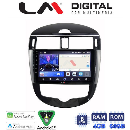 LM Digital Автомобилна Аудио Система За Nissan Pulsar 2015 С Clima Bluetooth USB Вграден Wi-Fi GPS Apple CarPlay Android Auto