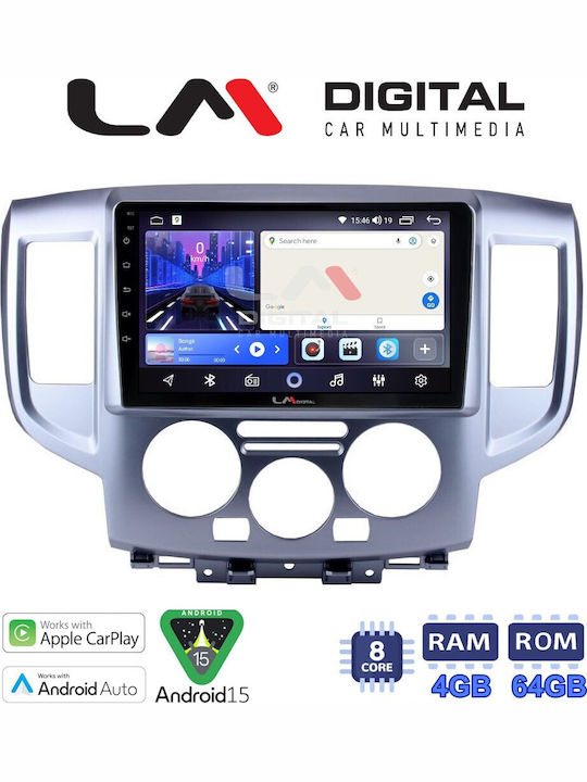 LM Digital Car Audio System for Nissan NV200 Evalia 2009 Bluetooth USB Wi-Fi GPS Apple CarPlay Android Auto
